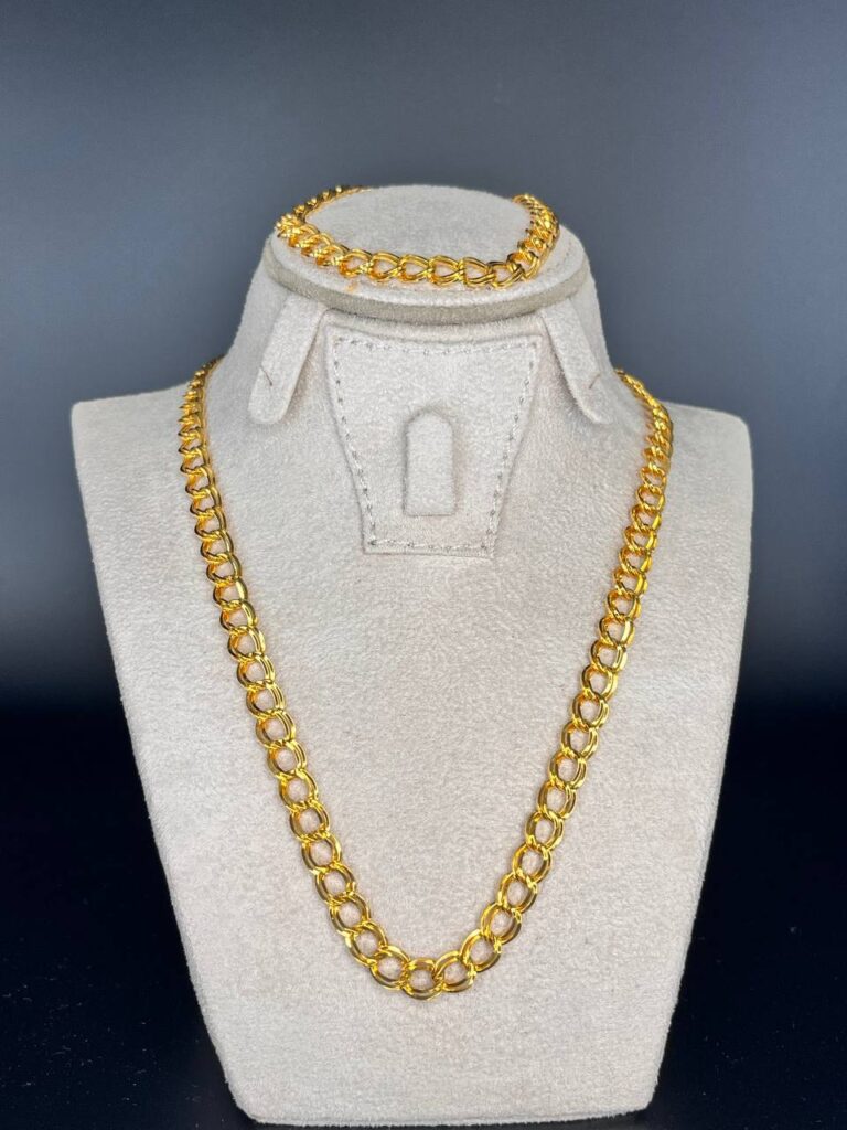 Halsband med Armband I 21k guld